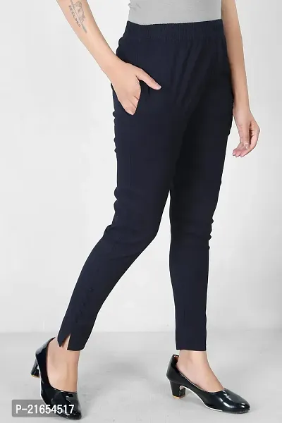 Ladies Comfortable Plain Casual Cigarette Pants at Best Price in Delhi |  Shri Balaji Garments
